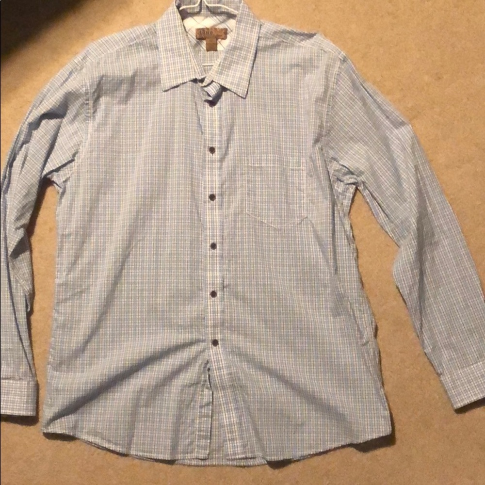 Blue Pronto Uomo button down shirt